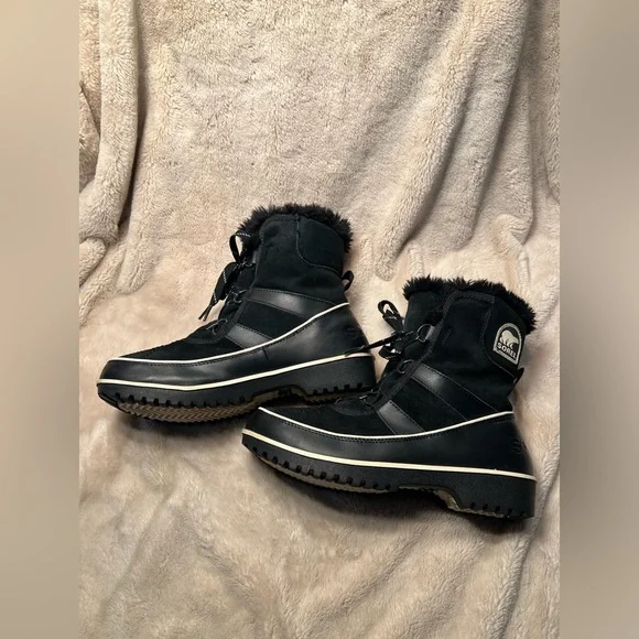 Sorel Women Boots Tivoli Waterproof Black size 8.5 - Picture 4 of 8
